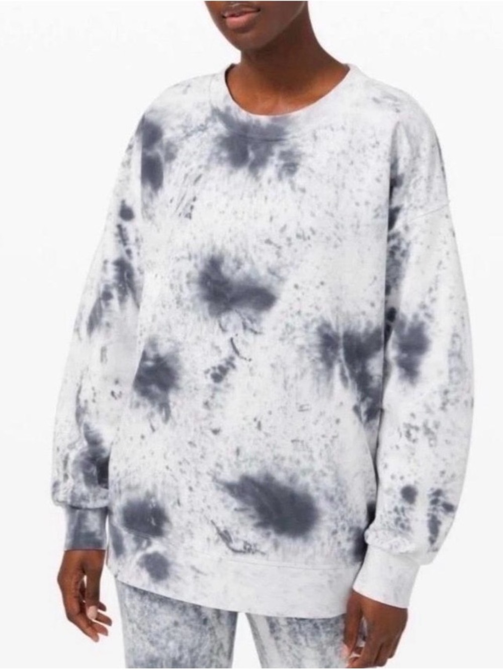 Lululemon Perfectly Oversized Crewneck Sweatshirt Marble Dye L/XL